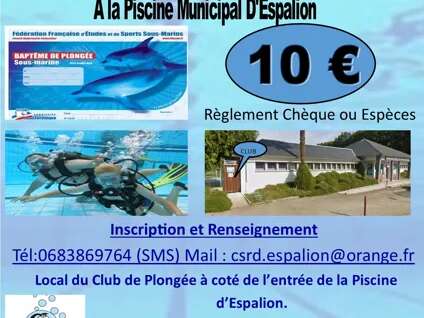 Baptêmes de plongée en piscine Baptêmes de plongée en piscine