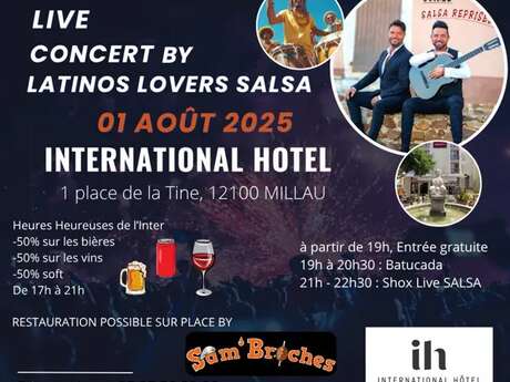 Concert "latinos Lovers Salsa"  & soirée dansante salsa - Place de la Tine