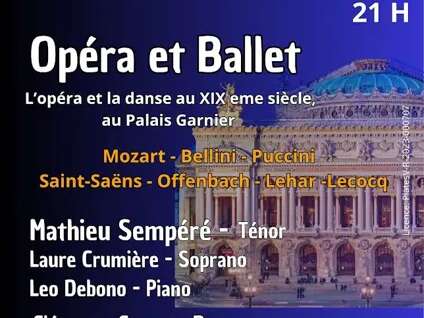 L'opéra et la danse au XIX eme siècle au Palais Garnier - Château de Sambucy