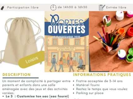 Activités Parents & Enfants 6-11 ans en septembre avec le Centre social de Rodez