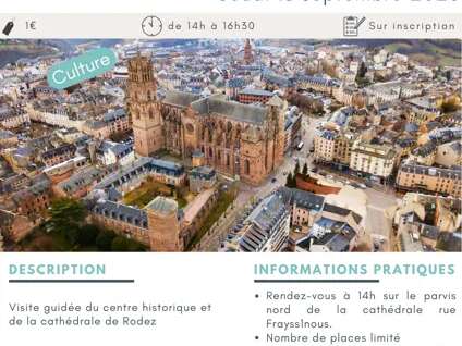 Visite du centre historique avec le centre social de Rodez
