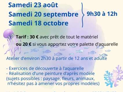 Atelier d'initiation à l'aquarelle