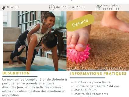 Atelier douceur 6-11 ans- Un mercredi par mois