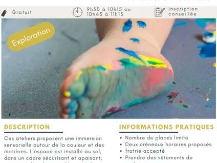 Atelier d'éveil artistique 0-4 ans