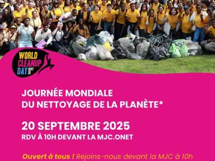 Journée mondiale de nettoyage de notre Planète