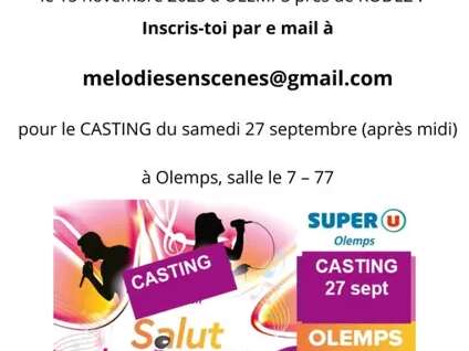 CASTING pour la soirée Salut les jeunes talents