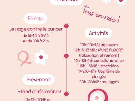 Tous en rose le 14 octobre à Aquavallon !