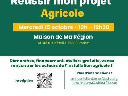 Réussir mon projet agricole