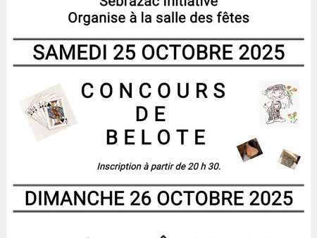 Concours de Belote et déjeuner tête de veau ou tripoux