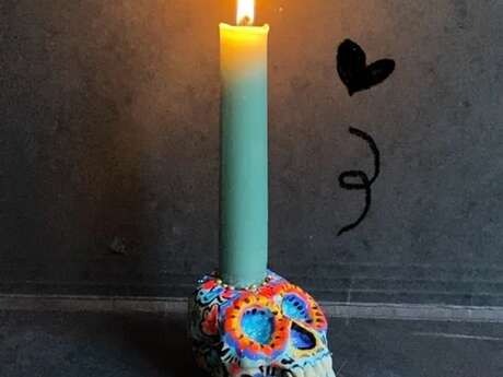 Visite/atelier : "Spécial Halloween : bougeoir Día de los muertos".