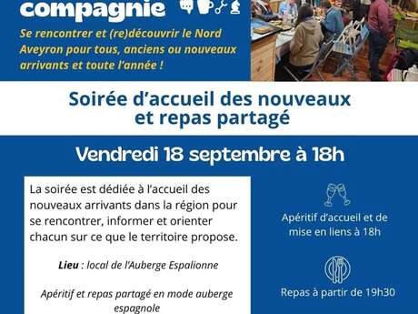 L'Auberge espalionne - Sortir et compagnie : Repas partagé