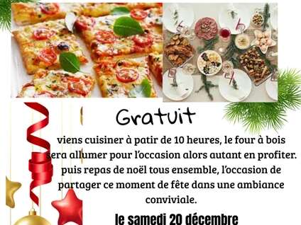 Atelier cuisine et repas de noël