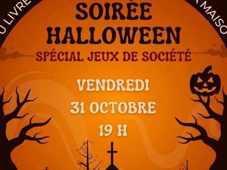 Soirée Halloween : spécial jeux de société !