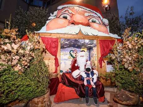 Festival Bonheurs d'Hiver - Photo avec le Père Noël