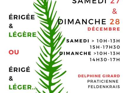 Stage méthode Feldenkrais : Erigé·e et léger·ère en fin d'année