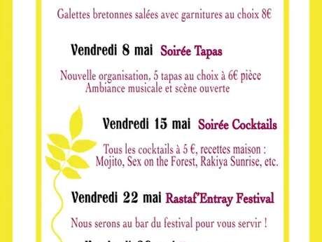 Soirée crêpes en musique chez Alavostra