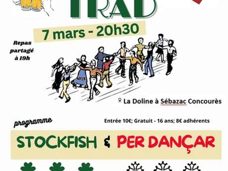 Bal Trad Irlandais- Occitan pour bouléguer, en attendant le printemps !