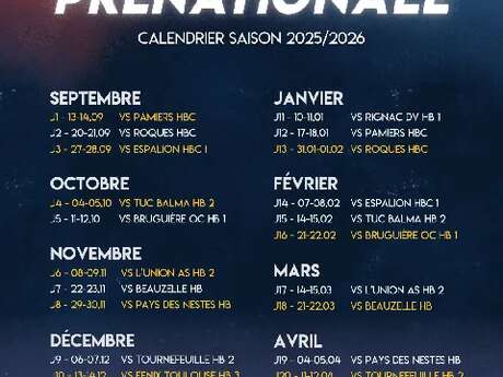 Match Roc Handball - Prénationale