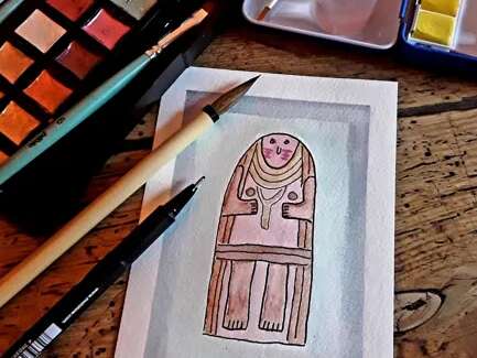 Visite/atelier à 4 mains (4-6 ans) : "Aquarelle"