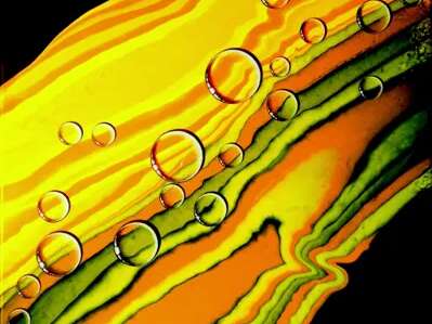 Atelier de peinture pouring