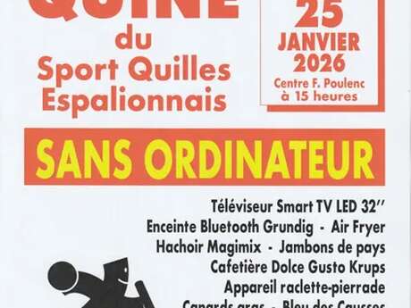 Loto quine du Sport Quilles Espalionnais