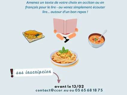 Lectures au restaurant occitan-français