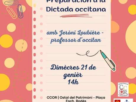 Atelier de préparation à la dictée occitane