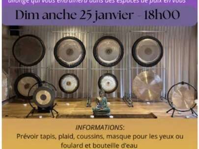 Concert méditatif : Bain de gongs & autres instruments