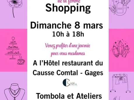 Ateliers, Tombola, Shopping spécial Journée de la Femme