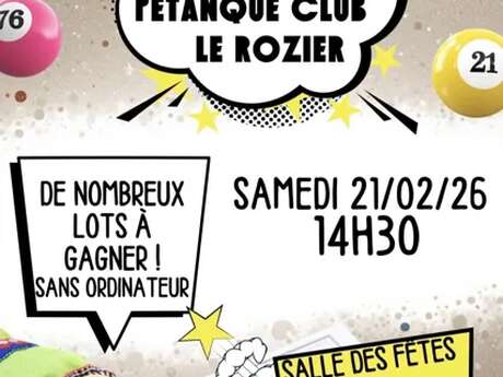 Quine pétanque Club le Rozier