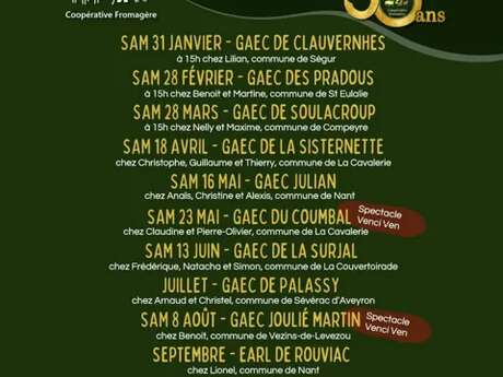 Visite de ferme - 30 ans des Bergers du Larzac