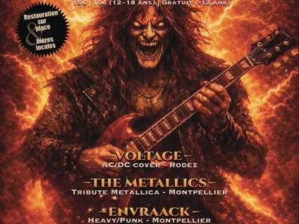 Concert the South of Mayhem - Metalheads Millau