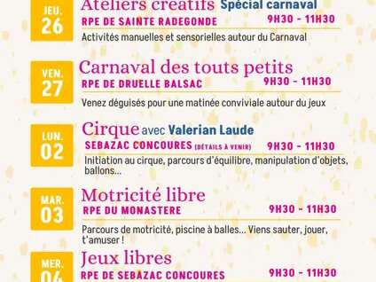 Matinée "Parents-Enfants"