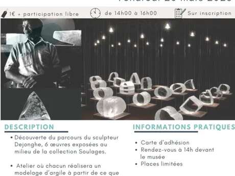 Découverte de l'exposition de Bernard DEJONGHE au musée Soulages