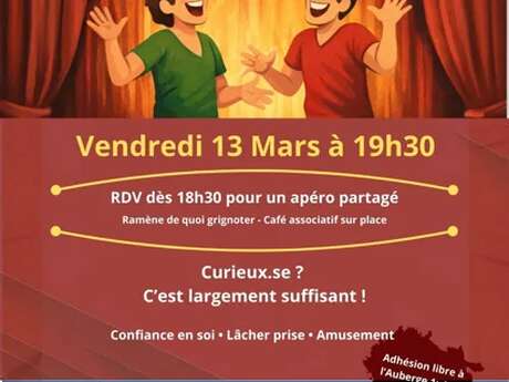 Apéro partagé puis atelier d'improvisation