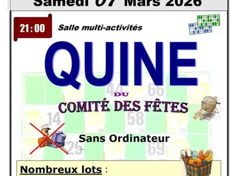 Quine du comité des fêtes