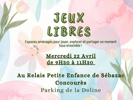 Jeux Libres – Matinée Parents & Enfants