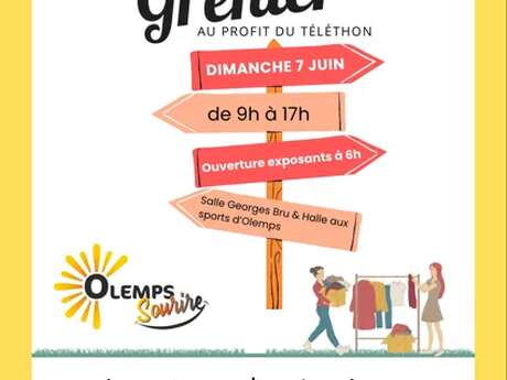 Vide Grenier de l'association Olemps Sourire
