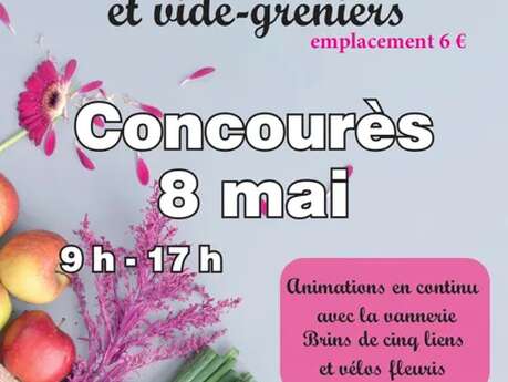 Grand marché fleurs et plants/vide greniers