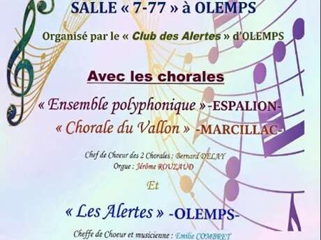 Concert Solidaire au Profit du Téléthon à Olemps