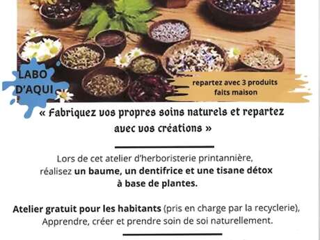 Atelier d'herboristerie