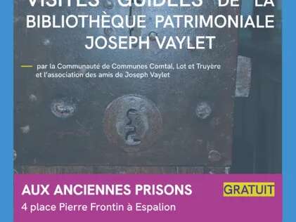 Visite guidée de la bibliothèque patrimoniale Joseph Vaylet