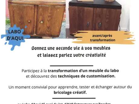 Atelier customisation de meubles