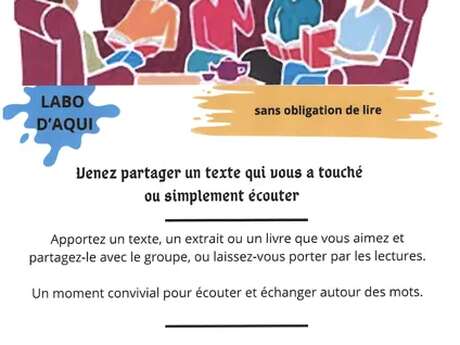 Atelier Lecture partagée