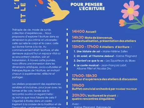 L'écriture et le vivant