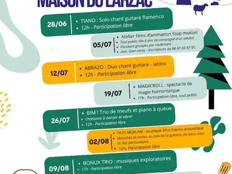 Animations : concert, spectacle, atelier... - La Jasse, Maison du Larzac