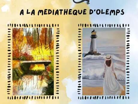Exposition à la médiathèque "De la terre...à la mer"