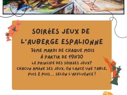 L'Auberge Espalionne - Soirée jeux