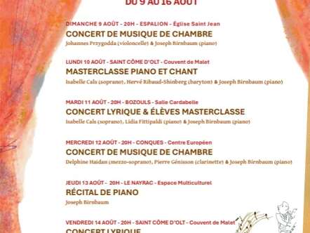 Concert Lyrique - Festival F. Poulenc & Friends