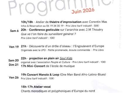 Projection en plein air Soul Kids